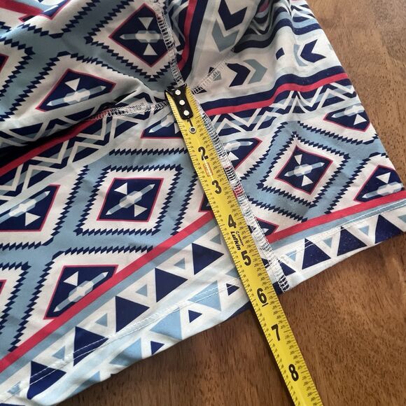 Chiefs Freeballers by Meripex Apparel Men Sz Large Blue Aztec Lined Sport Shorts - Picture 8 of 10